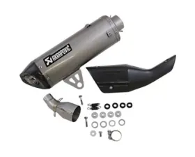 Akrapovic Moto Slip-On Exhaust Titanium Carbon Fiber for BMW C400X 2019-2020