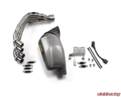 Akrapovic Racing Exhaust System Titanium Carbon Fiber Single Outlet for Honda CBR650F 2014-2019 - S-H6R14-HEGEHT