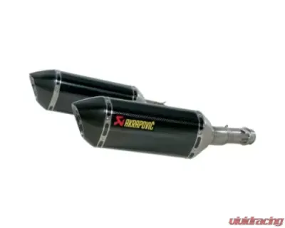 Akrapovic Slip-On Exhaust Titanium Carbon Fiber for Kawasaki Z1000 Ninja 1000 2010-2013 - S-K10SO6-HZT