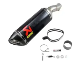 Akrapovic Moto Slip-On Exhaust Carbon Fiber for Kawasaki ZX6R | ZX636 2009-2021