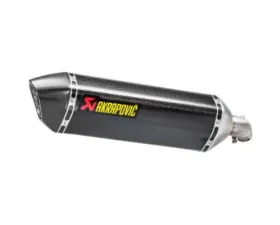Akrapovic Slip-On Exhaust Carbon Fiber for Suzuki SV650 2017-2020, S-S6SO9-HRC/1