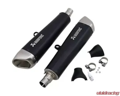 Akrapovic Slip-On Exhaust Black Titanium Stainless Steel for Triumph Speed Twin Thruxton R/RS 2016-2020 - S-T12SO2-HCQTBL