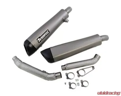 Akrapovic Slip-On Exhaust Titanium Stainless Steel for Triumph Scrambler 1200 XC 2019-2020 - S-T12SO3-HCQT