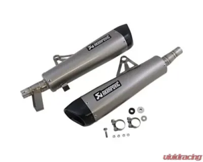 Akrapovic Moto Slip-On Exhaust Titanium Stainless Steel for Triumph Bonneville T100/T120 2016-2020 - S-T12SO4-HCQT