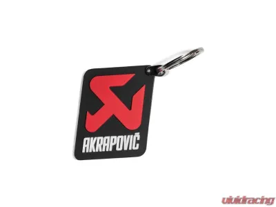 Akrapovic Moto Keychain Vertical 801663 - Durable Metal, Black Color, Fits All Models - 801663