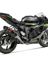 Akrapovic Moto Carbon Fiber Racing Line Exhaust System for 2023 Kawasaki Ninja ZX-6R                                     - S-K6R11-RC/1 - Image 3