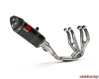 Akrapovic Moto Carbon Fiber Racing Line Exhaust System for 2023 Kawasaki Ninja ZX-6R - S-K6R11-RC/1