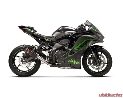 Akrapovic Moto Carbon Fiber Racing Line Exhaust System for Kawasaki Ninja ZX-25R 2024 - S-K2R3-APC