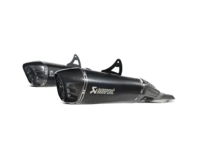 Akrapovic Moto Slip-On Exhaust Black Aluminum Carbon Fiber for Suzuki Hayabusa 2022