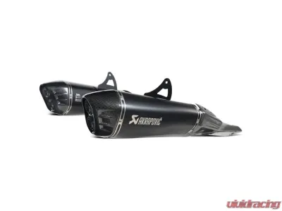 Akrapovic Moto Slip-On Exhaust Black Aluminum Carbon Fiber for Suzuki Hayabusa 2022 - S-S13SO4-HRAATBL