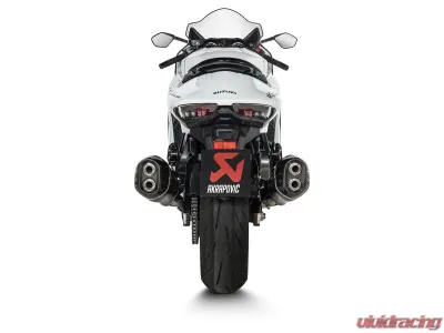 Akrapovic Moto Slip-On Exhaust Black Aluminum Carbon Fiber for Suzuki Hayabusa 2022 - S-S13SO4-HRAATBL