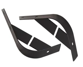 Kentrol Black Powder Coated Stainless Rear Body Guard for Jeep CJ 1955-1986