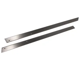 Kentrol Black Powder Coated Stainless Rocker Guards for Jeep CJ5 1955-1983
