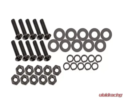 Kentrol Black Powder Coated Stainless Rocker Guards for Jeep CJ5 1955-1983 - 50413