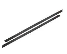 Kentrol Black Powder Coated Stainless Rocker Guards for Jeep CJ7 1976-1986