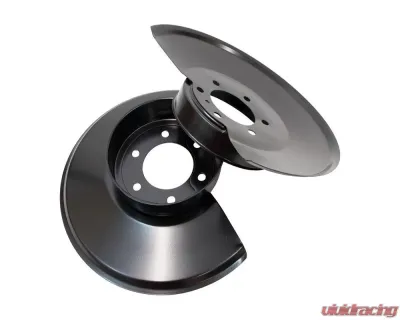 Kentrol Black Powder Coated Stainless Disc Brake Dust Cover for Jeep CJ 1976-1978 - 50501