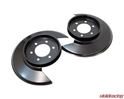 Kentrol Black Powder Coated Stainless Disc Brake Dust Cover Jeep CJ 1978-1986 - 50502