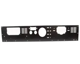 Kentrol Black Powder Coated Stainless Dash Panel for Jeep CJ 1977-1986