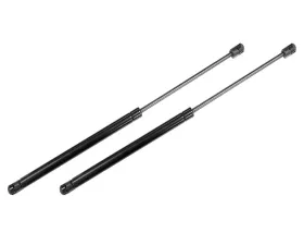 Kentrol Black Painted Steel Hood Lift Supports for Jeep JK Wrangler 2007-2018