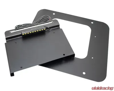 Kentrol Back Side License Plate Mount with LED for Jeep TJ Wrangler Rubicon Unlimited 1997-2006 - 80710