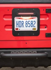 Kentrol Back Side License Plate Mount with LED for Jeep TJ Wrangler Rubicon Unlimited 1997-2006                                     - 80710 - Image 3