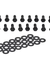 Kentrol Black 8-Piece Powder Coated Stainless Steel Door Hinge Set for Jeep Wrangler JK 2007-2018                                     - 50581 - Image 4