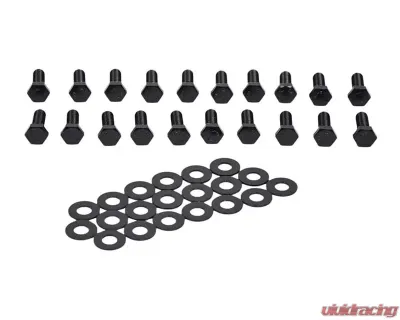 Kentrol Black 8-Piece Powder Coated Stainless Steel Door Hinge Set for Jeep Wrangler JK 2007-2018 - 50581
