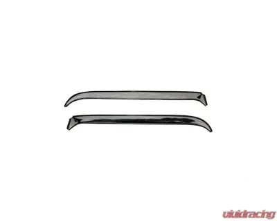 AVS Ventshade Window Deflectors 2pc Stainless Ford Bronco (Installs w/Screws) 1980-1996 - 12068