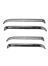 AVS Ventshade Front & Rear Window Deflectors 4pc Stainless Ford F-250 Super Duty 1987-1998                                     - 14075 - Image 7
