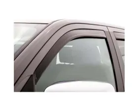 AVS Ventvisor In-Channel Window Deflectors 4pc Matte Black Dodge RAM 1500 Crew Cab 2009-2018
