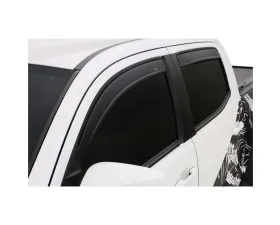 AVS Ventvisor In-Channel Window Deflectors 4pc Matte Black Toyota Tacoma Access Cab 2016-2018