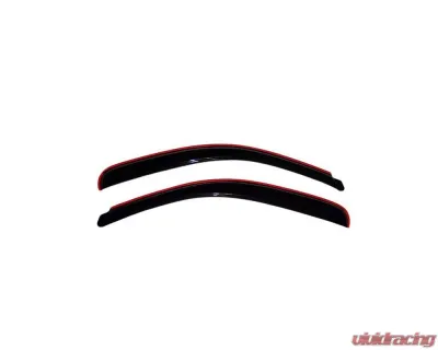 AVS Ventvisor In-Channel Window Deflectors 2pc Smoke Ford Bronco Standard Cab 1980-1996 - 192068