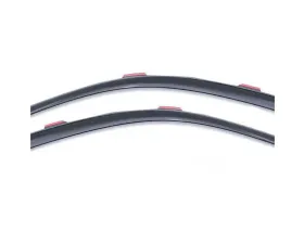 AVS Ventvisor In-Channel Window Deflectors 2pc Smoke Ford F-250 Super Duty Standard Cab 2017-2018