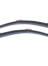 AVS Ventvisor In-Channel Window Deflectors 2pc Smoke Ford F-250 Super Duty Standard Cab 2017-2018                                     - 192452 - Image 9