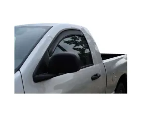 AVS Ventvisor In-Channel Window Deflectors 2pc Smoke Dodge RAM 1500 Standard Cab 2002-2008