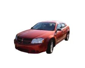 AVS Ventvisor In-Channel Front & Rear Window Deflectors 4pc Smoke Dodge Avenger 2008-2014