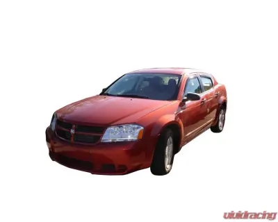 AVS Ventvisor In-Channel Front & Rear Window Deflectors 4pc Smoke Dodge Avenger 2008-2014 - 194065