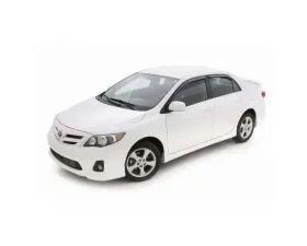 AVS Ventvisor In-Channel Front & Rear Window Deflectors 4pc Smoke Toyota Corolla 2009-2013