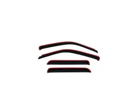 AVS Ventvisor In-Channel Front & Rear Window Deflectors 4pc Smoke Infiniti QX4 1996-2004