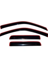AVS Ventvisor In-Channel Front & Rear Window Deflectors 4pc Smoke Chevrolet Colorado Crew Cab 2004-2012                                     - 194133 - Image 12