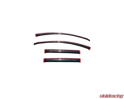 AVS Ventvisor In-Channel Front & Rear Window Deflectors 4pc Smoke Ford Edge 2007-2014 - 194141