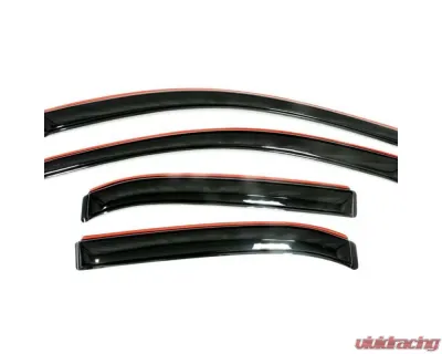 AVS Ventvisor In-Channel Front & Rear Window Deflectors 4pc Smoke Chevrolet Traverse 2009-2017 - 194161