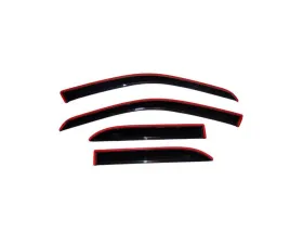 AVS Ventvisor In-Channel Front & Rear Window Deflectors 4pc Smoke Buick Rendezvous 2002-2007