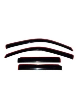 AVS Ventvisor In-Channel Front & Rear Window Deflectors 4pc Smoke Chevrolet Trailblazer EXT 2002-2006                                     - 194240 - Image 11