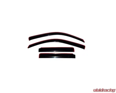 AVS Ventvisor In-Channel Front & Rear Window Deflectors 4pc Smoke Chevrolet Trailblazer EXT 2002-2006 - 194240