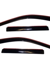 AVS Ventvisor In-Channel Front & Rear Window Deflectors 4pc Smoke Jeep Grand Cherokee 2011-2018                                     - 194252 - Image 13
