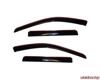 AVS Ventvisor In-Channel Front & Rear Window Deflectors 4pc Smoke Jeep Grand Cherokee 2011-2018 - 194252