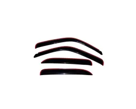 AVS Ventvisor In-Channel Front & Rear Window Deflectors 4pc Smoke Cadillac Escalade 2002-2006