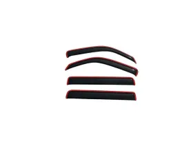 AVS Ventvisor In-Channel Front & Rear Window Deflectors 4pc Smoke Dodge Nitro 2007-2011