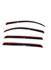 AVS Ventvisor In-Channel Front & Rear Window Deflectors 4pc Smoke Toyota Tundra Crewmax 2007-2018                                     - 194309 - Image 14